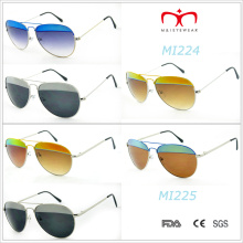2015 último diseño de la manera y gafas de sol del metal del color (MI224 y MI225)